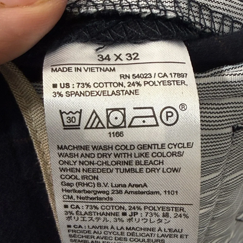 Banana Republic Slim Tapered Plaid Men’s Pants Size 34/32